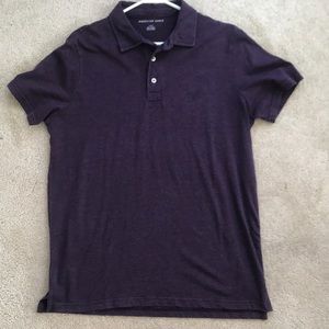 Dark Purple American Eagle Polo